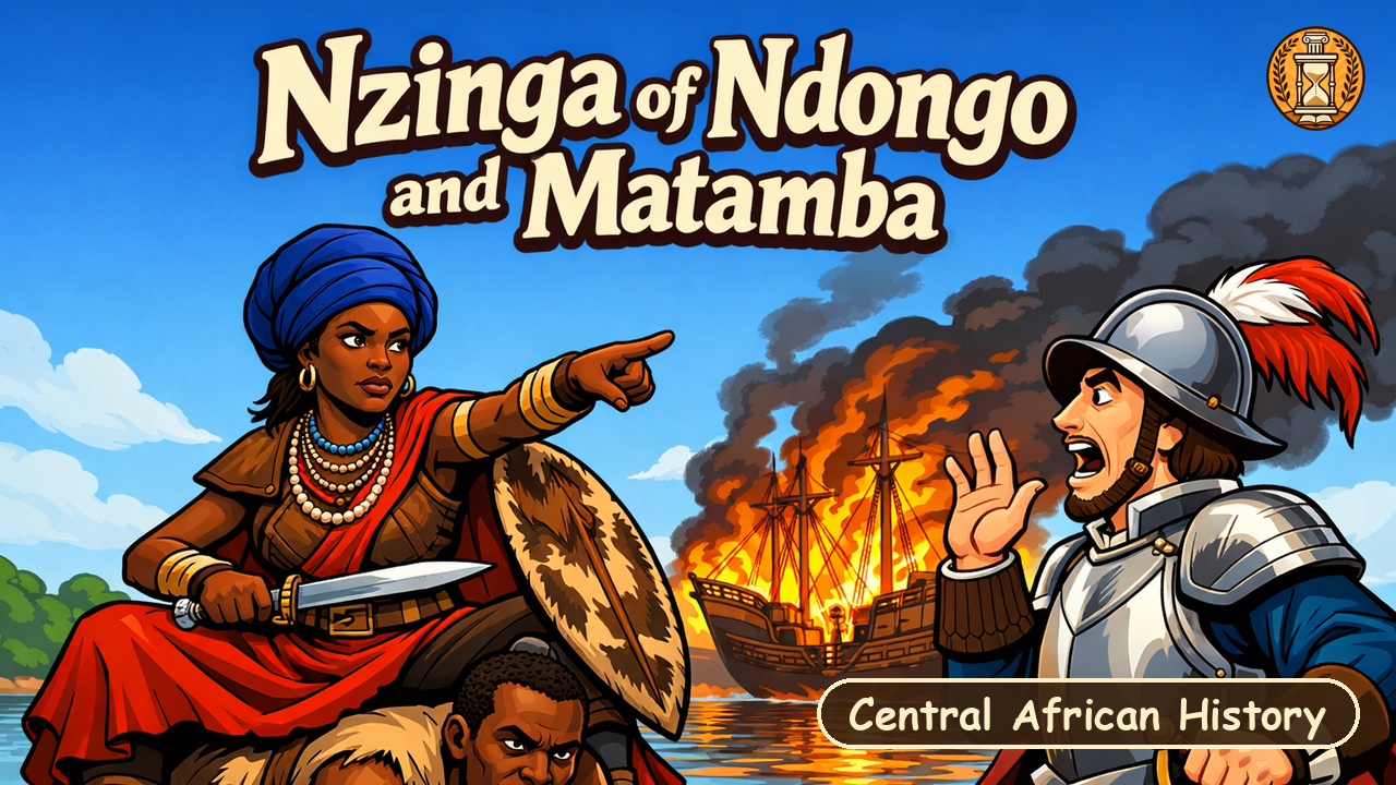 Nzinga of Ndongo and Matamba: The Warrior Queen Who Defied the Portuguese | Central African History