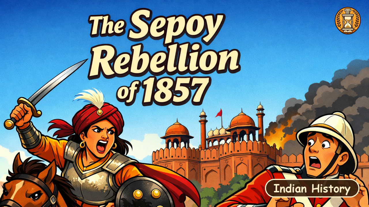 The Sepoy Rebellion of 1857: The Great Uprising Against the British Raj | Indian History