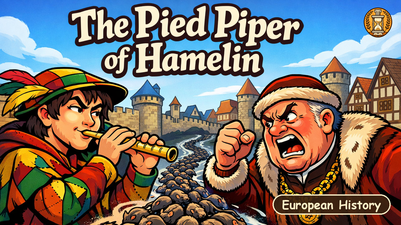 The Pied Piper of Hamelin: Children, Rats, and the Dark Truth Behind the Legend | European History